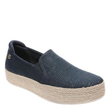 Imagem de Skechers Bobs Sesame-by The Bay Flatform feminino, Azul marino, 35