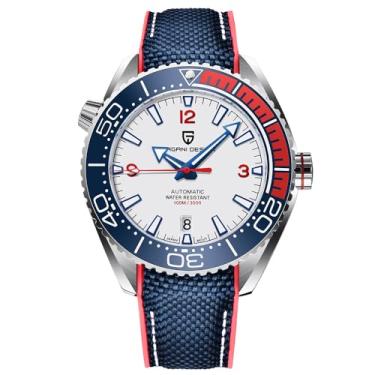 Imagem de CADISEN Pagani Design Relógio Masculino Mecânico Automático de Mergulho NH35 Movimento Bisel de Cerâmica Impermeável 100M PD-1679, Fita branca