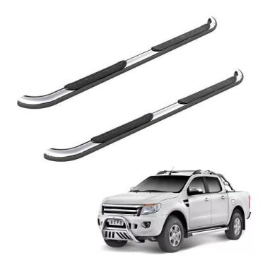 Imagem de Estribo Ranger 2019 2020 2021 2022 Tubular Cromado - Bepo
