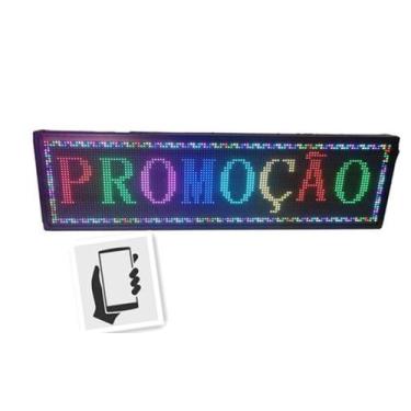 Imagem de PAINEL de led letreiro p5 rgb 70x20cm interno pelo celular - XT