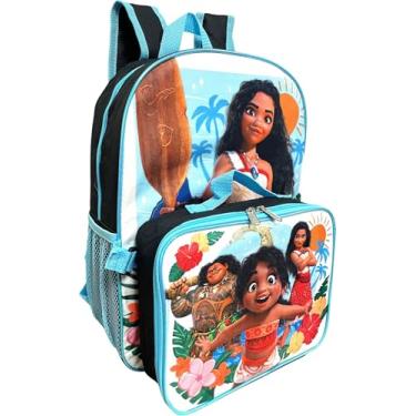 Imagem de Ruz Moana Girl's 16 Inch Backpack With Removable Matching Lunch Box Set