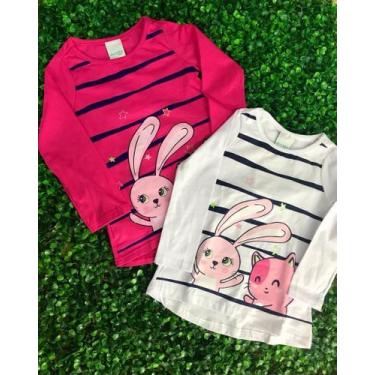 Imagem de Blusa Infantil Manga Longa Estampa Diversas - MALWEE KIDS , 1, Pink