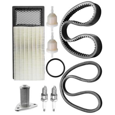 Imagem de Kit de ajuste de carrinho de golfe com correia de transmissão e correia de gerador de partida apto para EZGO TXT Medalist 1994-2005 com motor Robins de 4 ciclos de 295/350cc