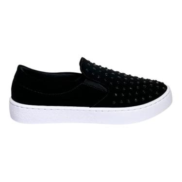 Imagem de Tênis Santinelli Slip On Hotfix Nobuck 1554-025 Preto