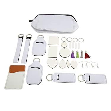 Imagem de Zerodis Sublimação Astuta Em Branco Produtos Com Vários Acessórios, Perfeitos para Artesanato e Presença, MDF e Material de Metal