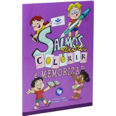 Imagem de Salmos Para Colorir e Memorizar - Português e Libras - SBB
