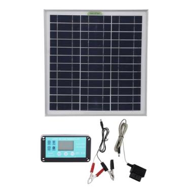 Imagem de 50W MPPT Painel solar Monocristalino Silicone ABS Solar Battery Charger com Carregador de Carro OBD Controlador à prova d'água para camping ao ar livre passeio de barco
