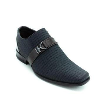 Imagem de Sapato Social Masculino B´karellus 7071/C1 - Preto-Masculino