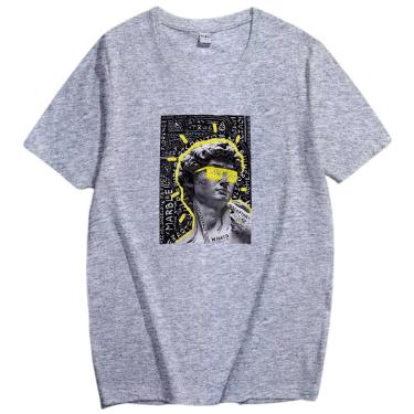 Imagem de Camiseta Camisa Streetwear Swag Estatua Grega Tumblr T-shirt-Masculino