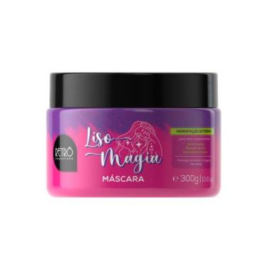 Imagem de Máscara Retrô Cosméticos Hidratação Intensa e Controle de Frizz Liso M