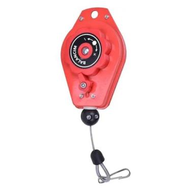 Imagem de Balancim Vermelho Capacidade de 1,5 a 3Kg Cabo 1m 494801 Worker