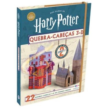 Imagem de Livro - Harry Potter - Livro com Quebra-Cabeça 3D