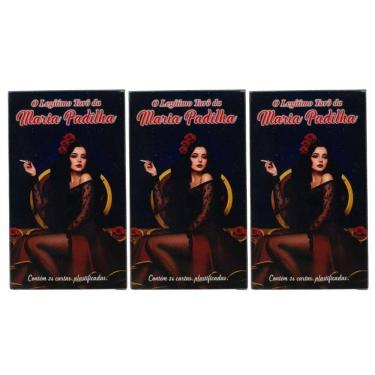 Imagem de Kit 3 O Tarô Da Maria Padilha 36 Cartas Plas+Man