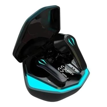 Imagem de Fone de Ouvido Bluetooth Sem Fio Estojo Recarregável Microfone Embutido Android e iPhone IOS Compacto e Discreto Ideal para Chamadas Música Academia Corrida Musculação