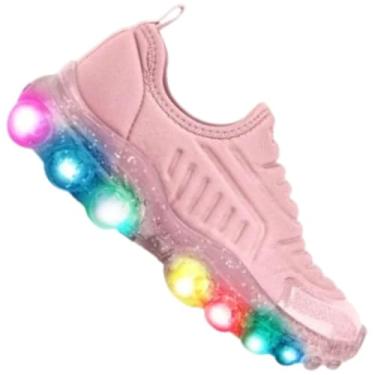 Imagem de Bibi, Tênis Infantil de Luz Bibi Roller Celebration 2.0 1217070 Cor:Rosa;Tamanho:29;Genero:Meninas