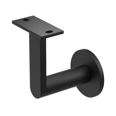 Imagem de Inline Design Suporte de corrimão de aço inoxidável 316 Gamma Quasar (revestimento em pó preto fosco)