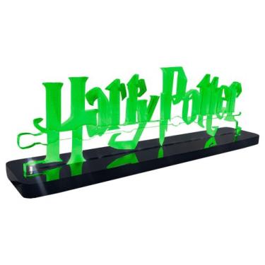Imagem de Luminária Geek Harry Potter - Base Acrílico Preto, Iluminação LED - MK