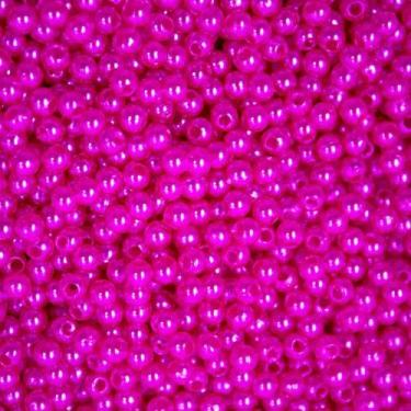 Imagem de PÉROLA DE ABS LISA Nº 03 20G PEROLA 3MM - LADEIRA BIJUTERIAS, Rosa pin