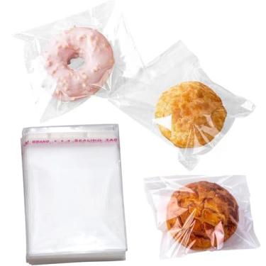 Imagem de LonlyEagle 200 unidades de sacos de celofane autovedantes de 10 x 15 cm, sacos transparentes para celofane, serve para fotos de cartões de 10 x 15 cm, envelopes doces, autoadesivos para embalagem de