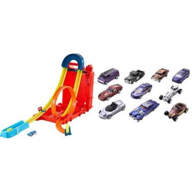 Imagem de Playset Hot Wheels Track Builder Unlimited - 14 Peças