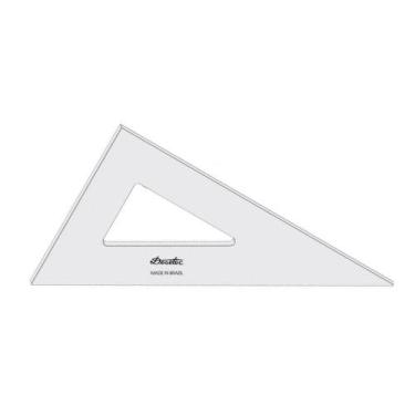 Imagem de Esquadro Acrilico 2628 - 60 Graus - 28cm Trident