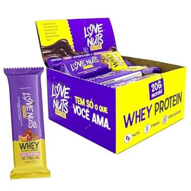 Imagem de Barra Proteica Castanha e Cranberry 60 g, Caixa com 12 Unidades, 20 g de Proteína, Whey + Nuts, Sem Glúten