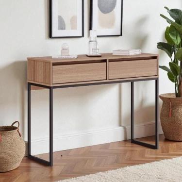 Imagem de Aparador Buffet Rio 2 Gavetas Para Sala 90 cm - Casa H, Montana