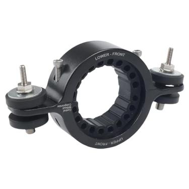 Imagem de MotiveTech Acessório para suporte de rolamento central de eixo de transmissão 52853646AE Liga de alumínio resistente profissional premium substituição direta, Preto