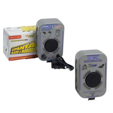 Imagem de REPELENTE ULTRASSÔNICO SONORO ERMU 1-5 TURBO ZEBU + 1 EMISSOR