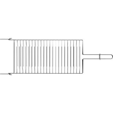 Imagem de Grelha de Inox para Churrasco com 56x17,6cm - 26480003 - TRAMONTINA