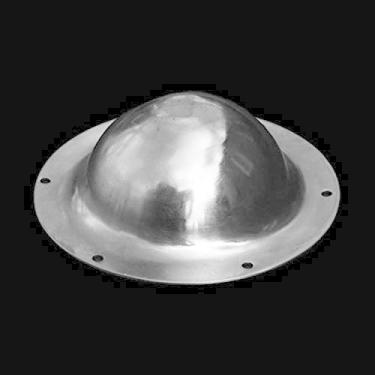 Imagem de AnNafi Shield Boss Umbo Medieval Totalmente Funcional com Cúpula Hemisférica | Escudo Armadura de Ferro Forjado à Mão I 19 cm 14 g Feito à Mão Calibre Aço Viking Shield Boss Armour Buckler Shield