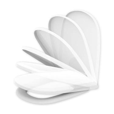 Imagem de Assento Sanitário Icasa Etna Soft Close Branco  Tampa de Vaso Anatômic