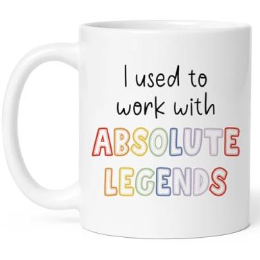 Imagem de Presente de viagem para colega de trabalho, eu costumava trabalhar com lendas, presentes engraçados de aposentadoria, boa sorte, presente de despedida, presente de despedida, presente para chefe