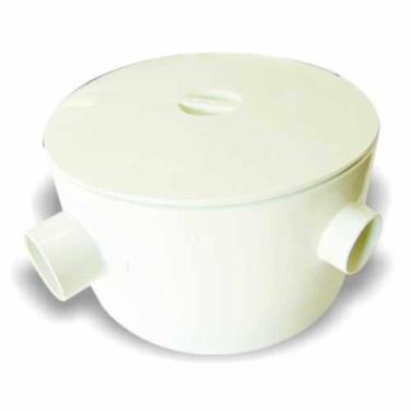 Imagem de Caixa Gordura Pvc 250x150x75mm Com Tampa - Plastipan, Entrada 75mm, Saída 50mm