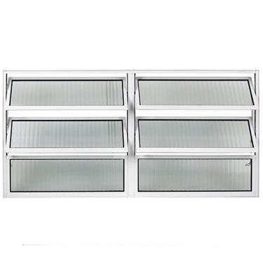 Imagem de Vitrô Basculante 060x150cm 2 Seção Branco - Facce Vitro Basculante 060x150 2 Secao Bco,fac Facce