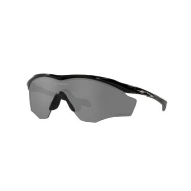 Imagem de Oakley Óculos de sol retangulares masculinos Oo9343 M2 Frame XL, Polido preto/Prizm preto polarizado, 45 mm