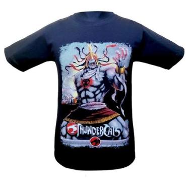 Imagem de Camisa Munra com estampa dupla Thundercats para crianças e adultos - L