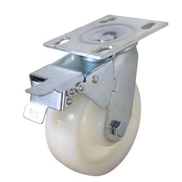 Imagem de Rodizio Pesado Industrial 6 Pol C/Freio - Roda de Nylon - Master Roll