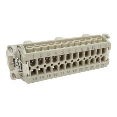Imagem de Tomada Inserto Macho 24 Polos E Terra Morning G He-024-M 16A