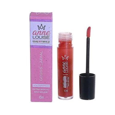 Imagem de Gloss Labial Holográfico Vegano 4,5ml Cor 04 Malva - Anne Louise