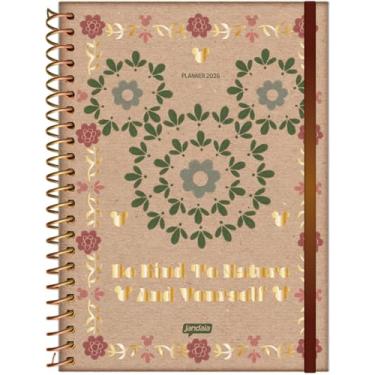 Imagem de Jandaia - Planner Espiral 175X242mm CD 160Pgs Mickey e Minnie Arts Kraft Be Kind 2026 FSC