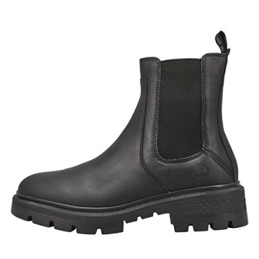 Imagem de Timberland Bota feminina Cortina Valley Chelsea, Preto Jet, 39