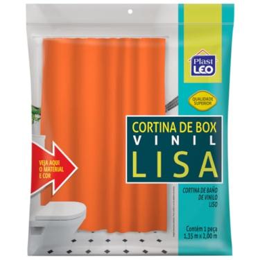 Imagem de Cortina para Box Laranja (1,35x2,00m) | Plast Leo (Ref.: 603-I)