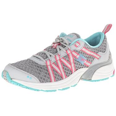 Imagem de Ryka Tênis de treino feminino Hydro Sport, Nuvem prateada/cinza névoa fria/azul inverno/rosa, 5