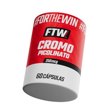 Imagem de FTW Cromo Picolinato 250mcg com 60 Cápsulas, Suplemento Mineral para Metabolismo de Nutrientes e Controle Glicêmico, Não Contém Glúten
