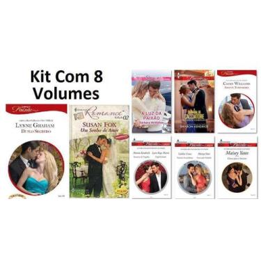 Imagem de Livros Romance Harlequin Kit com 8 Unidades Sem Repetição, Físico