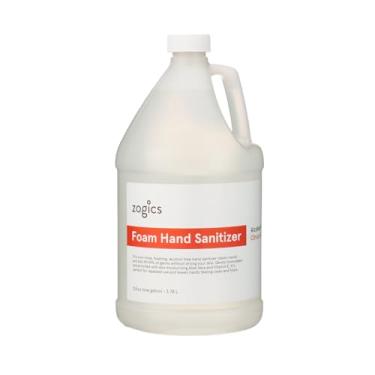 Imagem de Zogics Desinfetante Para Mãos Em Espuma – 1 Galão De Espuma Desinfetante Para Mãos Sem Álcool, Para Recargas De Dispensadores De Desinfetante Para Mãos Em Grandes Quantidades, Feito Com Aloe E Vitam
