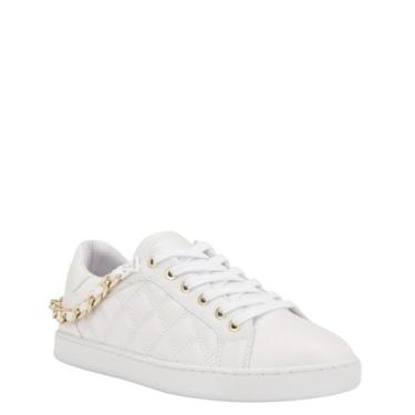 Imagem de GUESS Tênis feminino Reney, Branco 140, 7