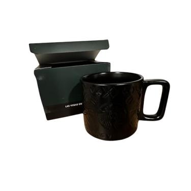 Imagem de Starbucks Caneca de cerâmica preta limitada Coleção Las Vegas 400 ml em caixa