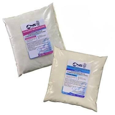 Imagem de Kit Alvejante em Pó Sem Cloro + Percarbonato de Sódio 2kg | Limpeza Profunda, Tira Manchas e Odor | Seguro para Roupas Brancas e Coloridas | Uso Doméstico e Profissional